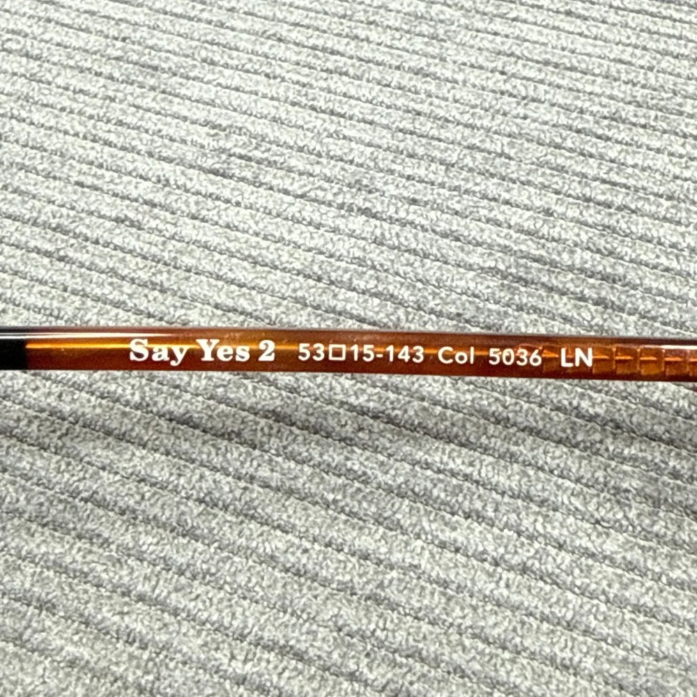 WOOW Paris Say Yes 2 Tortoise Black Eyeglass Frames 53-15-143 Col 5036 Designer